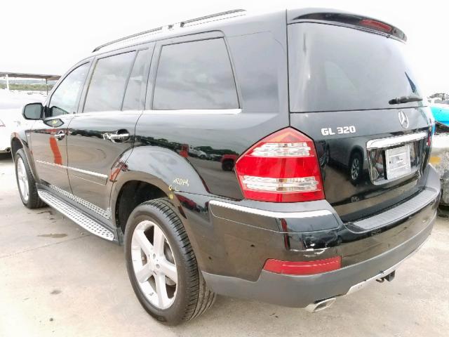 4JGBF25E09A492894 - 2009 MERCEDES-BENZ GL BLACK photo 3