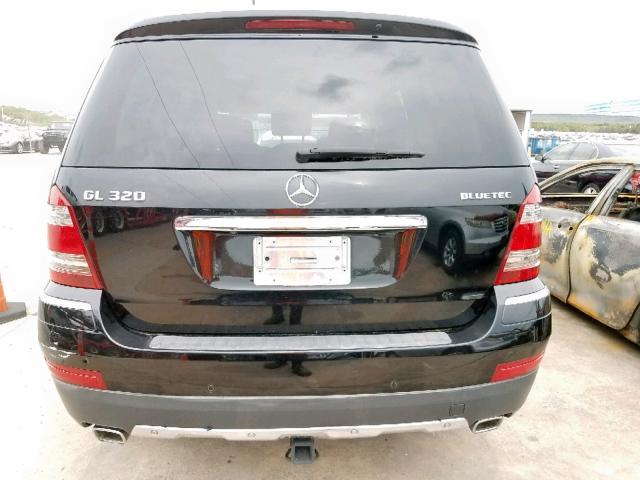 4JGBF25E09A492894 - 2009 MERCEDES-BENZ GL BLACK photo 9