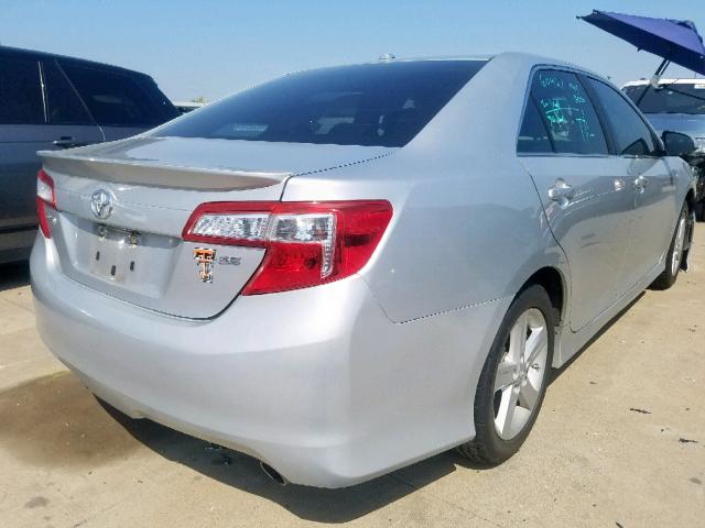 4T1BF1FK3CU505738 - 2012 TOYOTA CAMRY BASE SILVER photo 4