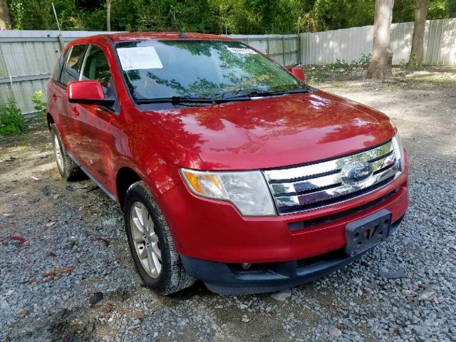 2FMDK3JC3ABA67239 - 2010 FORD EDGE SEL RED photo 1