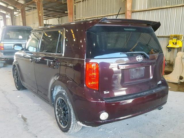 JTLZE4FE2A1098709 - 2010 TOYOTA SCION XB 紫色 照片 3