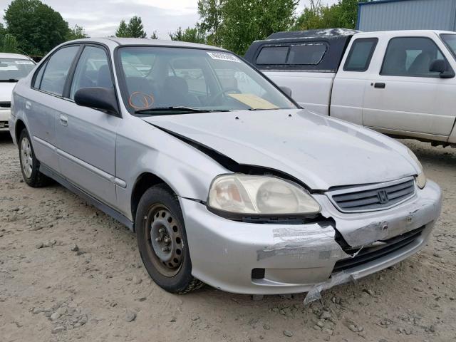 2HGEJ6619YH579231 - 2000 HONDA CIVIC BASE SILVER photo 1