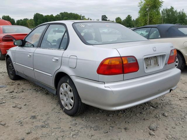 2HGEJ6619YH579231 - 2000 HONDA CIVIC BASE SILVER photo 3