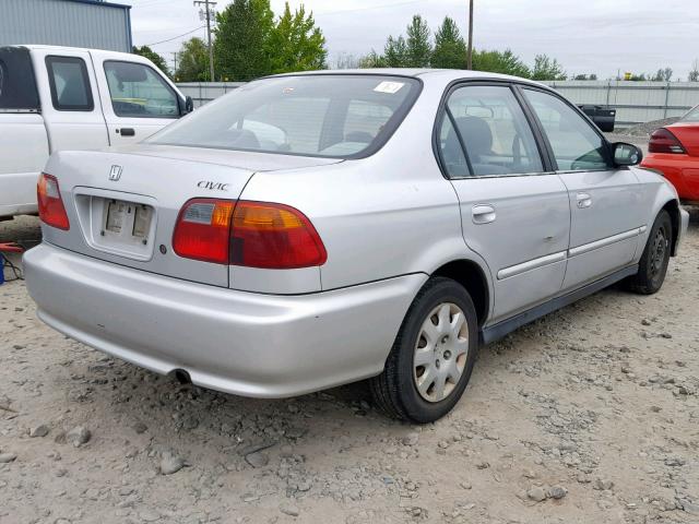 2HGEJ6619YH579231 - 2000 HONDA CIVIC BASE SILVER photo 4