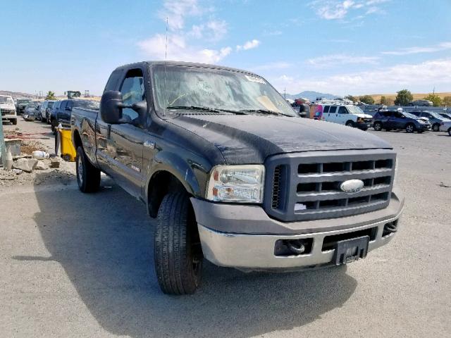 1FTWX31P25EC27977 - 2005 FORD F350 SRW S BLACK photo 1