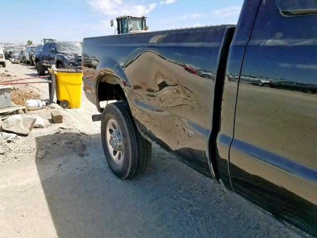 1FTWX31P25EC27977 - 2005 FORD F350 SRW S BLACK photo 9