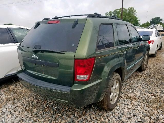 1J8GR48KX9C509308 - 2009 JEEP GRAND CHER GREEN photo 4