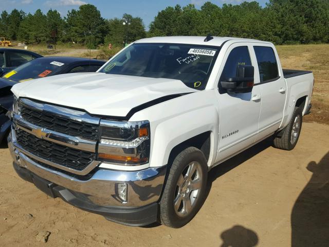 3GCUCREC6HG200209 - 2017 CHEVROLET SILVERADO WHITE photo 2