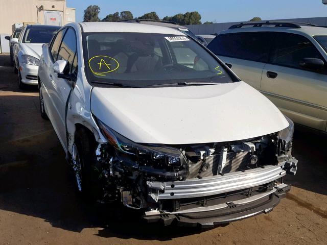 JTDKARFPXK3105709 - 2019 TOYOTA PRIUS PRIM 白色 照片 1