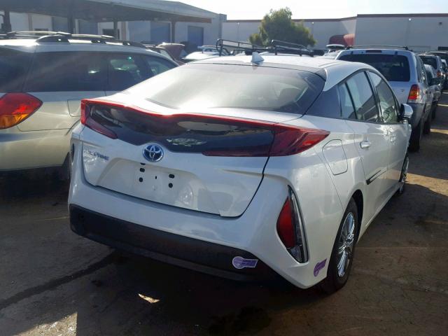 JTDKARFPXK3105709 - 2019 TOYOTA PRIUS PRIM 白色 照片 4