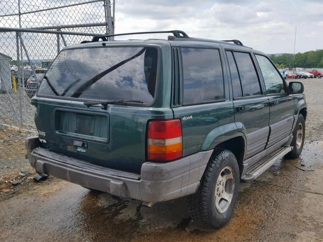 1J4GZ58S0TC181217 - 1996 JEEP GRAND CHER GREEN photo 4