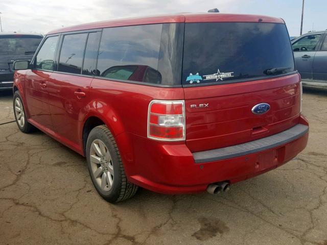 2FMDK51C29BA15446 - 2009 FORD FLEX SE RED photo 3