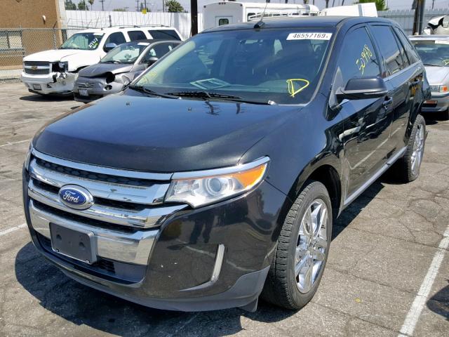 2FMDK3KC9EBB21728 - 2014 FORD EDGE LIMIT BLACK photo 2