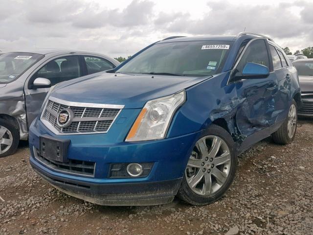 3GYFNBEY0AS537574 - 2010 CADILLAC SRX PERFOR TEAL photo 2