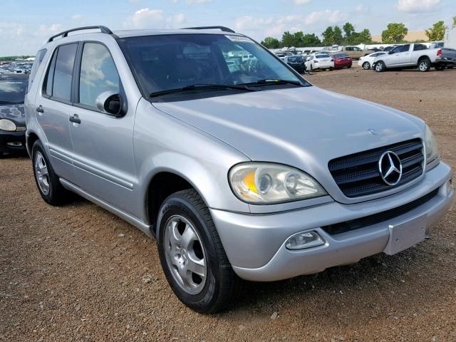 4JGAB57E94A509335 - 2004 MERCEDES-BENZ ML 350 SILVER photo 1