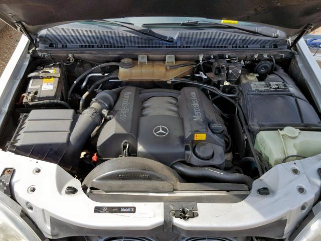 4JGAB57E94A509335 - 2004 MERCEDES-BENZ ML 350 SILVER photo 7