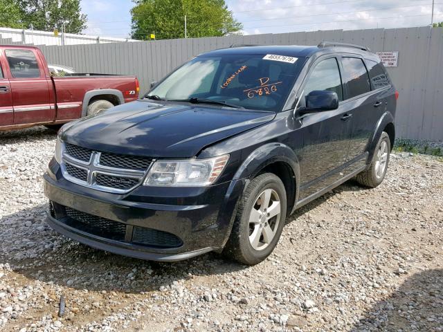 3D4PH1FG6BT516826 - 2011 DODGE JOURNEY MA BLACK photo 2