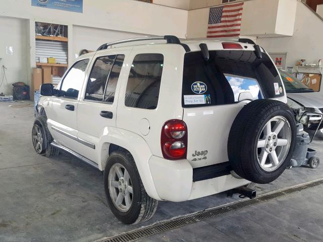 1J4GL58K85W535780 - 2005 JEEP LIBERTY LI WHITE photo 3