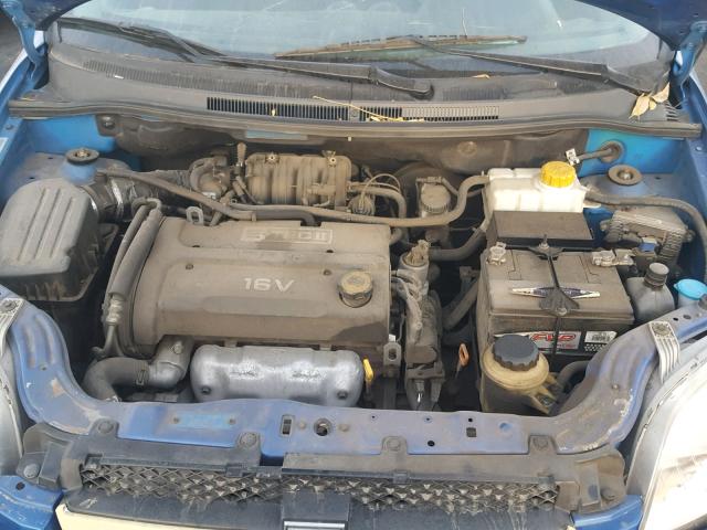 KL1TD56628B124871 - 2008 CHEVROLET AVEO BASE ლურჯი ფოტო 7