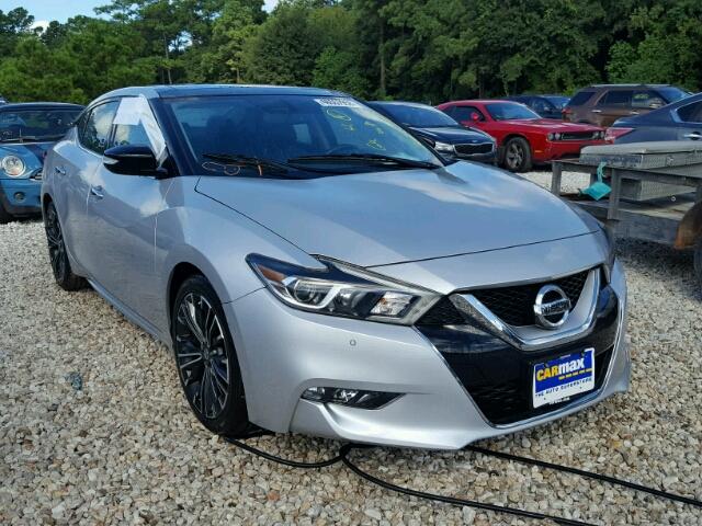 1N4AA6APXGC375912 - 2016 NISSAN MAXIMA 3.5 SILVER photo 1