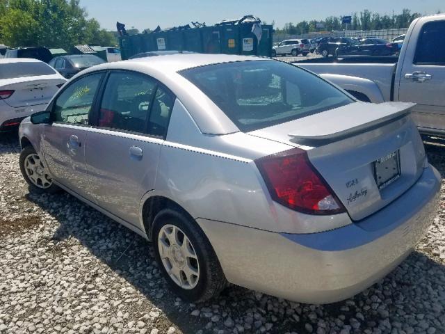 1G8AJ52F13Z104829 - 2003 SATURN ION LEVEL SILVER photo 3