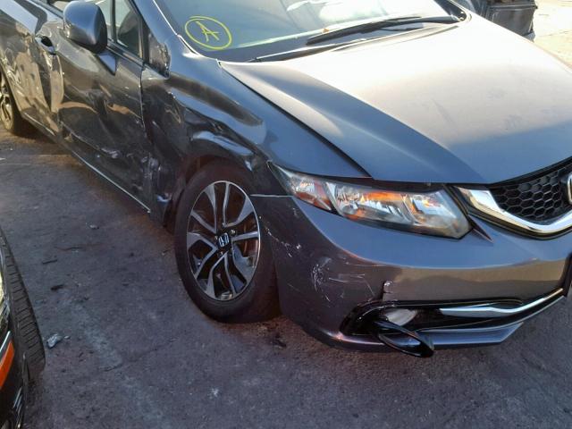 19XFB2F99DE216447 - 2013 HONDA CIVIC EXL 灰色 照片 9