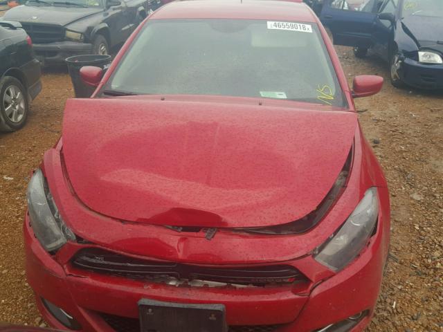 1C3CDFBA6DD345952 - 2013 DODGE DART SXT RED photo 7