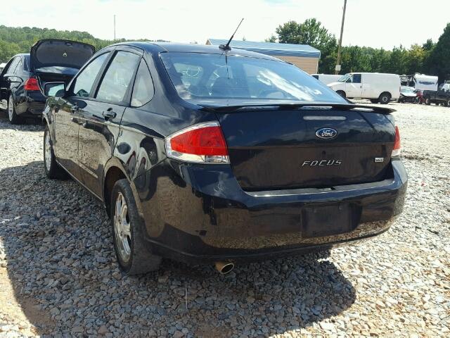 1FAHP36N19W149360 - 2009 FORD FOCUS SES BLACK photo 3