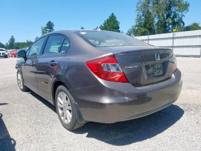 19XFB2F96CE011103 - 2012 HONDA CIVIC EXL 灰色 照片 3