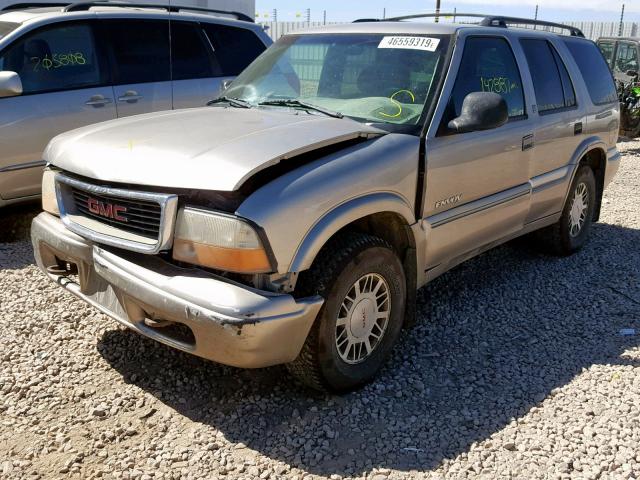 1GKDT13W812163584 - 2001 GMC JIMMY SILVER photo 2