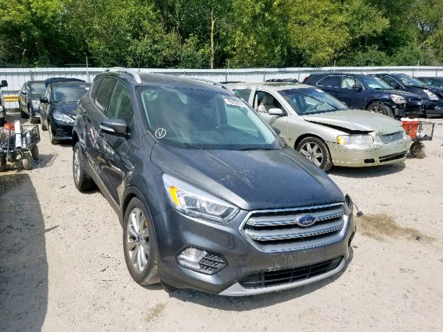 1FMCU9JD1HUD86158 - 2017 FORD ESCAPE TIT GRAY photo 1