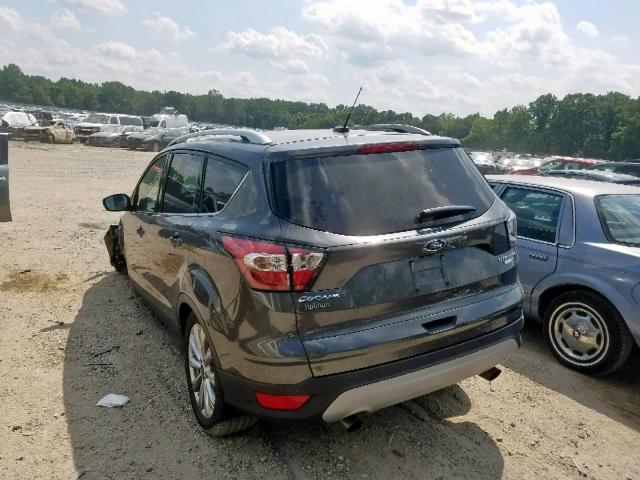 1FMCU9JD1HUD86158 - 2017 FORD ESCAPE TIT GRAY photo 3