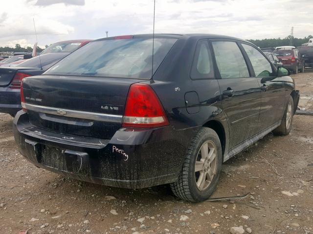 1G1ZT62845F260578 - 2005 CHEVROLET MALIBU MAX BLACK photo 4