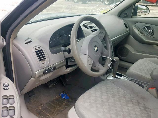 1G1ZT62845F260578 - 2005 CHEVROLET MALIBU MAX 黑色 照片 9