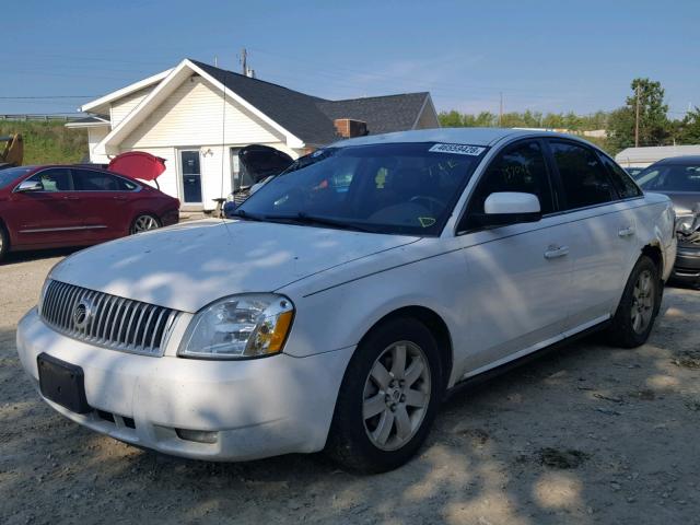 1MEHM40147G612175 - 2007 MERCURY MONTEGO LU WHITE photo 2