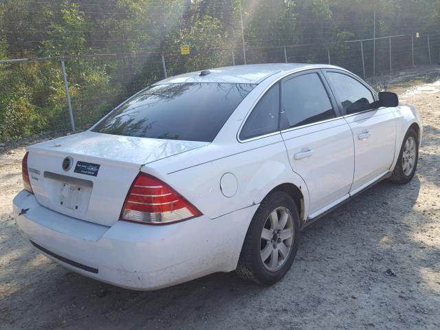 1MEHM40147G612175 - 2007 MERCURY MONTEGO LU WHITE photo 4