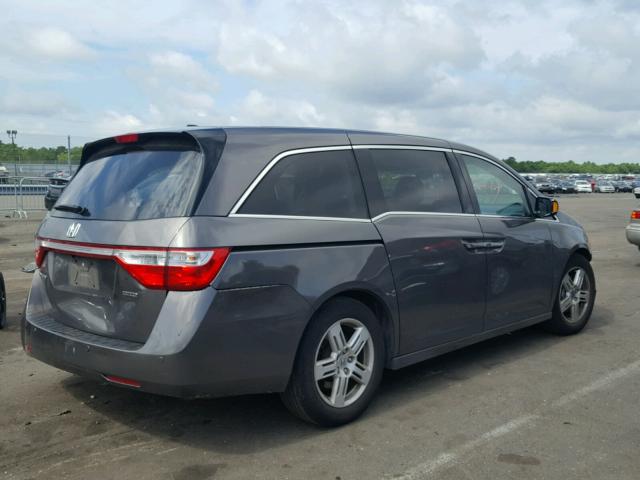 5FNRL5H98DB025234 - 2013 HONDA ODYSSEY TO GRAY photo 4