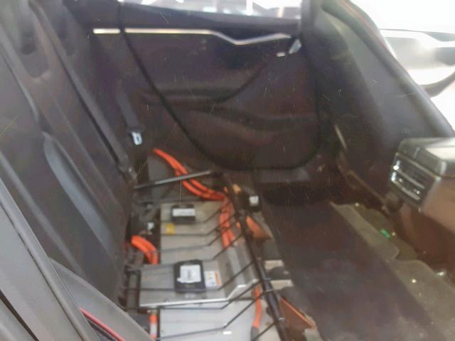 5YJSA1DP1CFS00796 - 2012 TESLA MODEL S أسود صورة 6