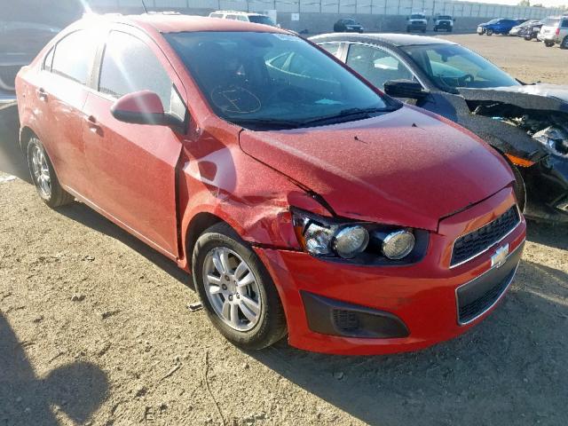 1G1JA5SH4C4133156 - 2012 CHEVROLET SONIC LS 红色 照片 1