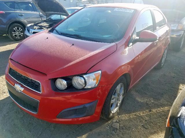 1G1JA5SH4C4133156 - 2012 CHEVROLET SONIC LS 红色 照片 2