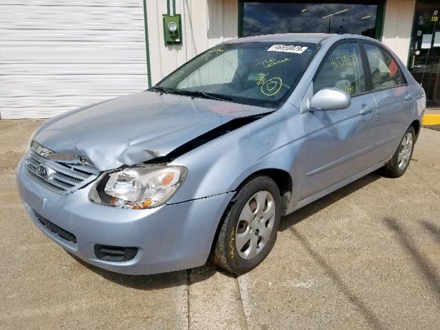 KNAFE121975425590 - 2007 KIA SPECTRA EX BLUE photo 2