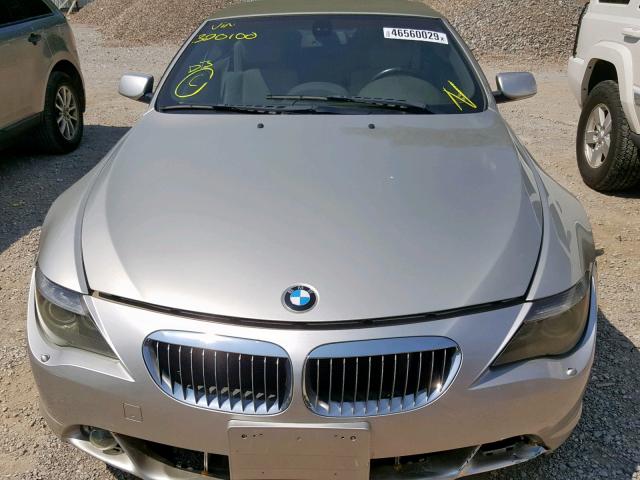 WBAEK73444B320100 - 2004 BMW 645 CI AUT TAN photo 9