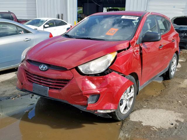 KM8JT3AB9BU247604 - 2011 HYUNDAI TUCSON GL RED photo 2