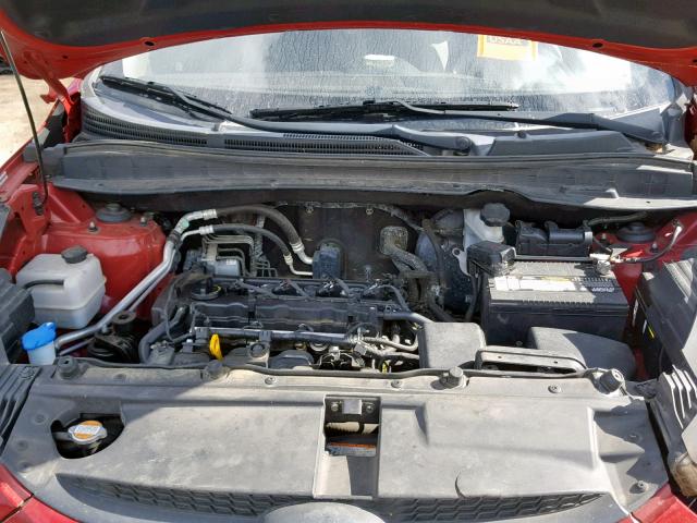 KM8JT3AB9BU247604 - 2011 HYUNDAI TUCSON GL RED photo 7