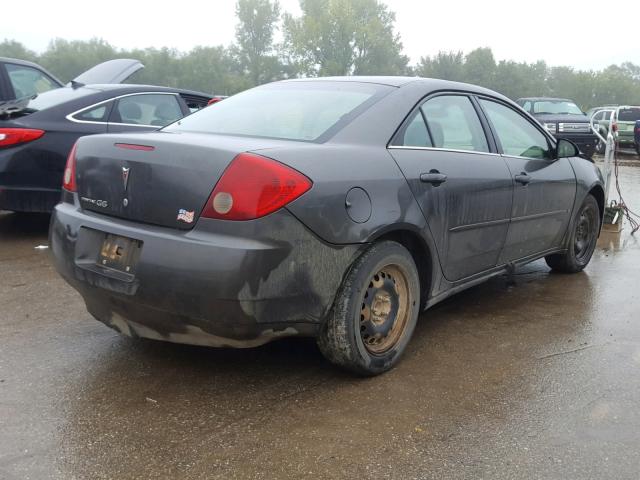 1G2ZF55B164284371 - 2006 PONTIAC G6 SE GRAY photo 4