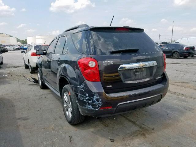 2GNFLFEK1E6282430 - 2014 CHEVROLET EQUINOX LT BLUE photo 3