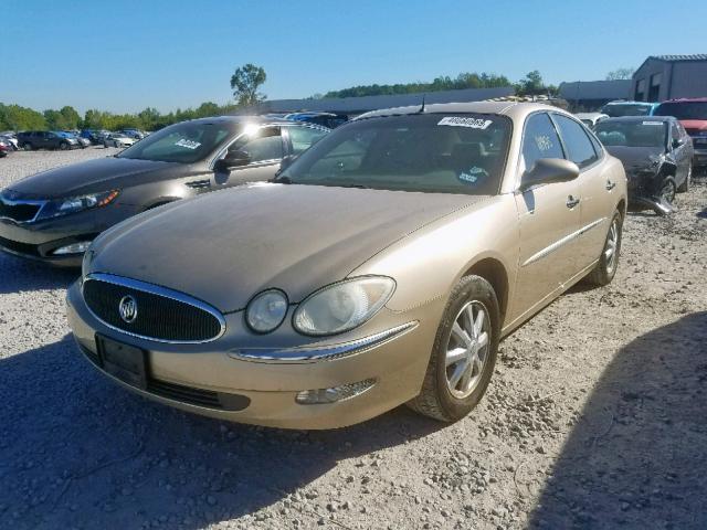 2G4WD532551255338 - 2005 BUICK LACROSSE C GOLD photo 2