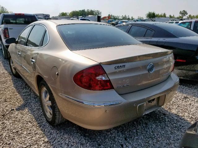 2G4WD532551255338 - 2005 BUICK LACROSSE C GOLD photo 3