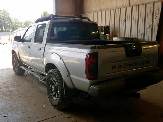 1N6ED27T73C457880 - 2003 NISSAN FRONTIER C SILVER photo 3