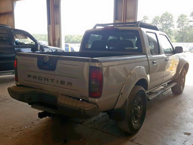 1N6ED27T73C457880 - 2003 NISSAN FRONTIER C SILVER photo 4